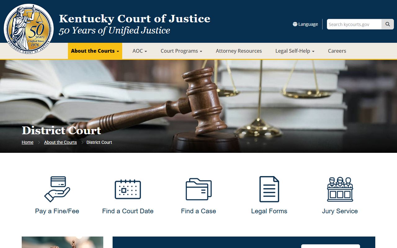 Mercer County District Court records Kentucky overview