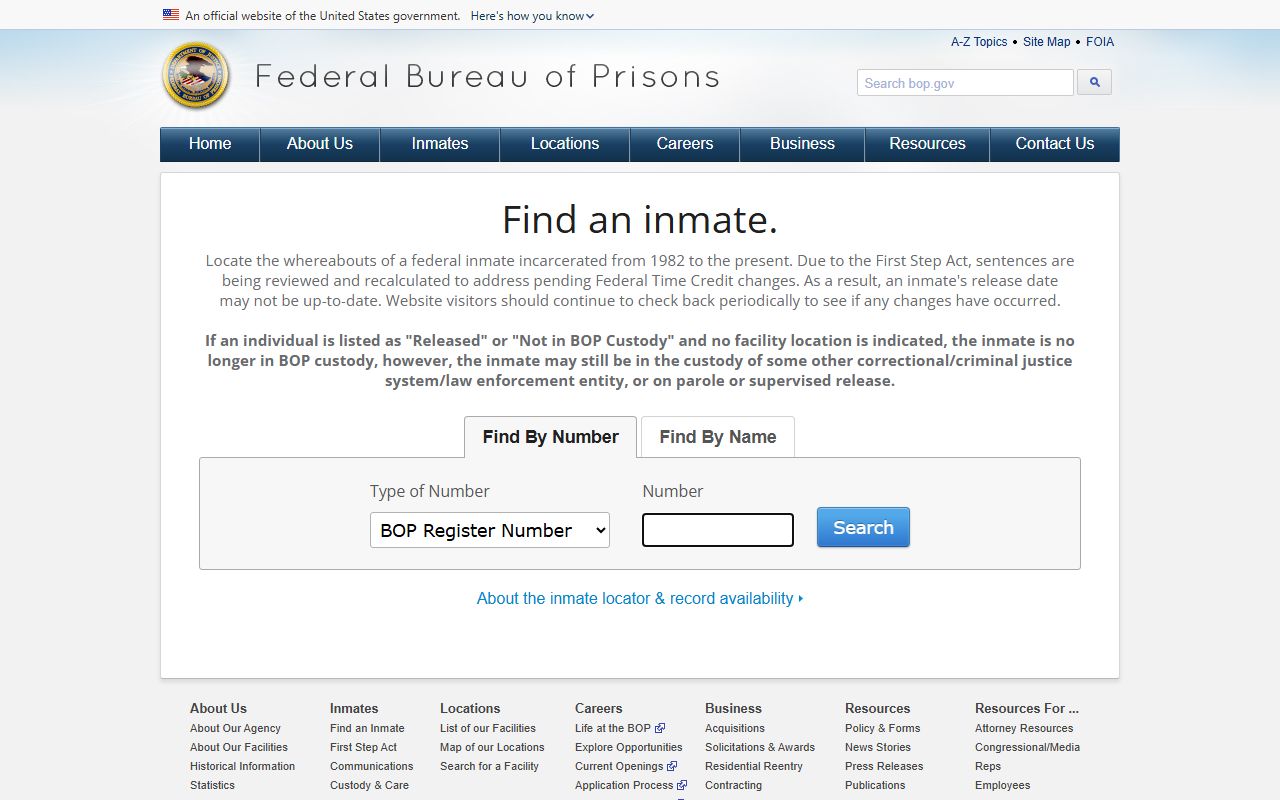 Mercer County inmate records federal custody locator distinction